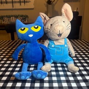 Kohls Cares Pete the Cat and If you Give a Mouse a Cookie 14" Plushes